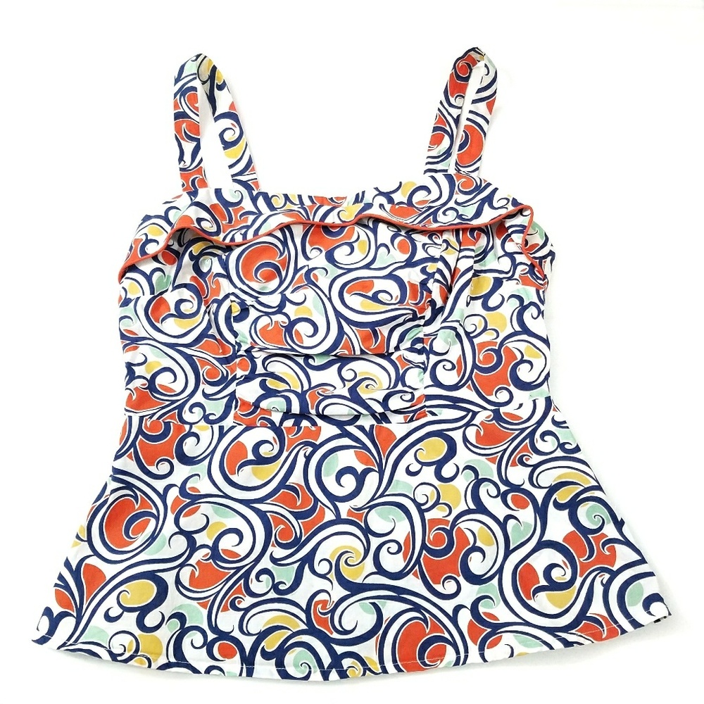 CAbi Keepsake Cami in Smocked Swirl